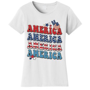 America USA Fourth Of July 4th For Men Women And Boy Women's T-Shirt