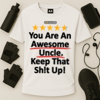Awesome Uncle Funny Gift For Uncles Cooling Performance Crew T-Shirt