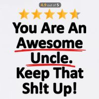 Awesome Uncle Funny Gift For Uncles Cooling Performance Crew T-Shirt
