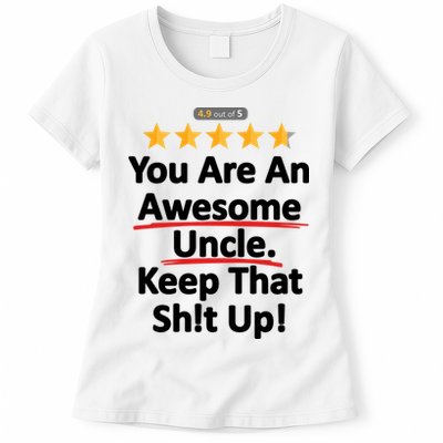 Awesome Uncle Funny Gift For Uncles Womens T-Shirt