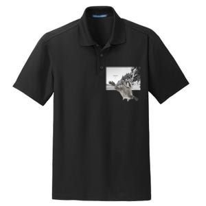 Alien UFO Funny Raccoon Reaching, Funny Raccoon Alien Dry Zone Grid Polo