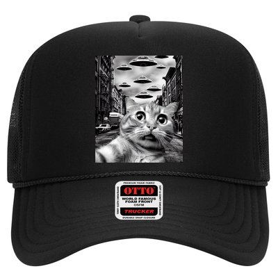 Alien UFO Funny Cat Selfie Hat