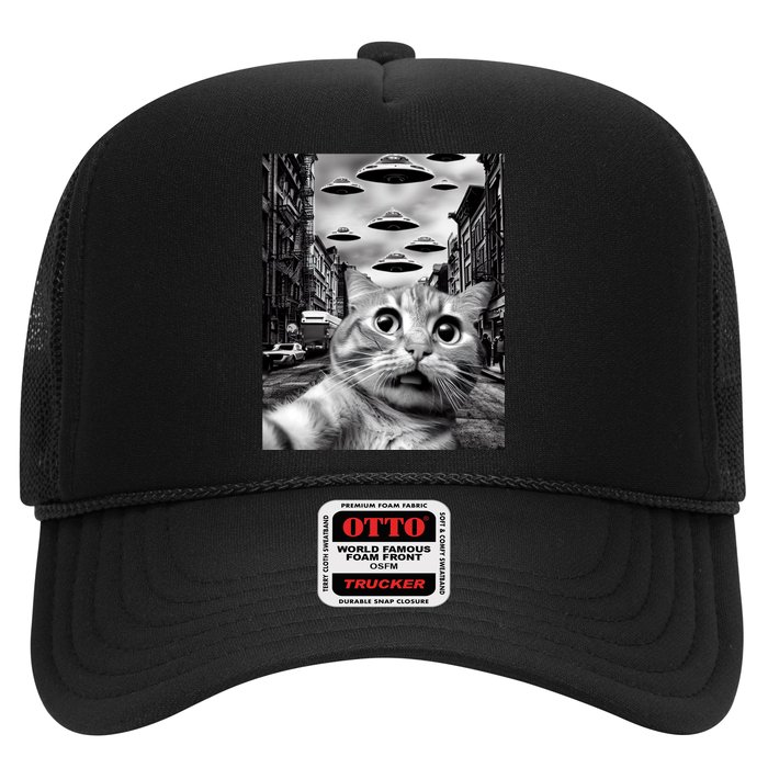 Alien UFO Funny Cat Selfie Hat