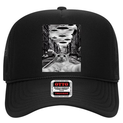 Alien UFO Funny Cat Selfie Hat