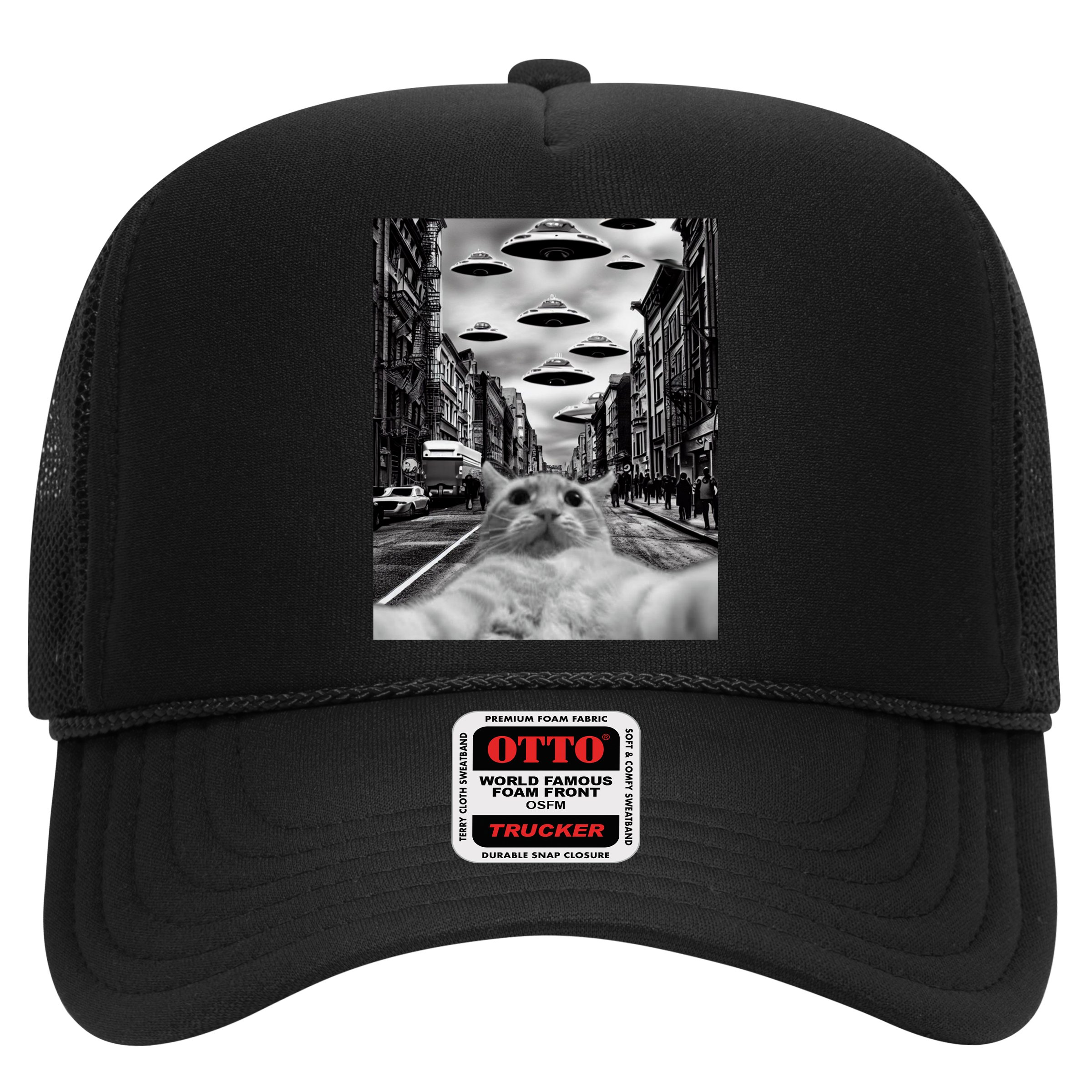 Alien UFO Funny Cat Selfie Hat