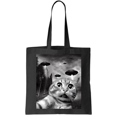 Alien UFO Funny Cat Selfie Bag