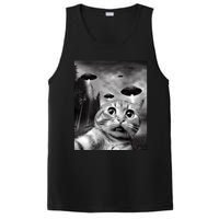 Alien UFO Funny Cat Selfie PosiCharge Competitor Tank