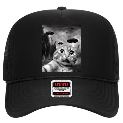 Alien UFO Funny Cat Selfie Hat