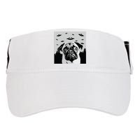 Alien UFO Funny Pug Dog Lover Men Women Kids Adult Drive Performance Visor