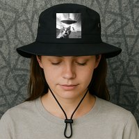 Alien UFO Funny Cat Selfie Bucket Hat