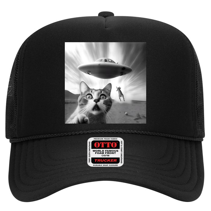 Alien UFO Funny Cat Selfie Hat