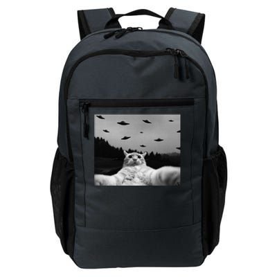 Alien UFO Funny Cat Daily Commute Backpack