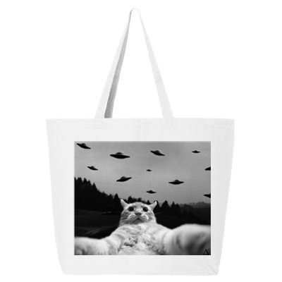 Alien UFO Funny Cat 25L Jumbo Tote