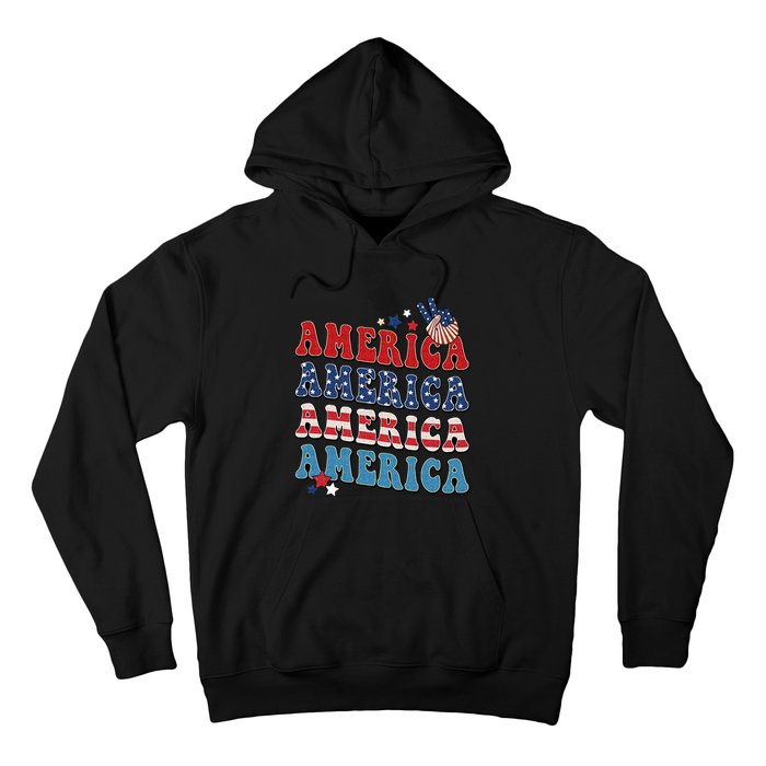 America USA Fourth Of July 4th Hoodie