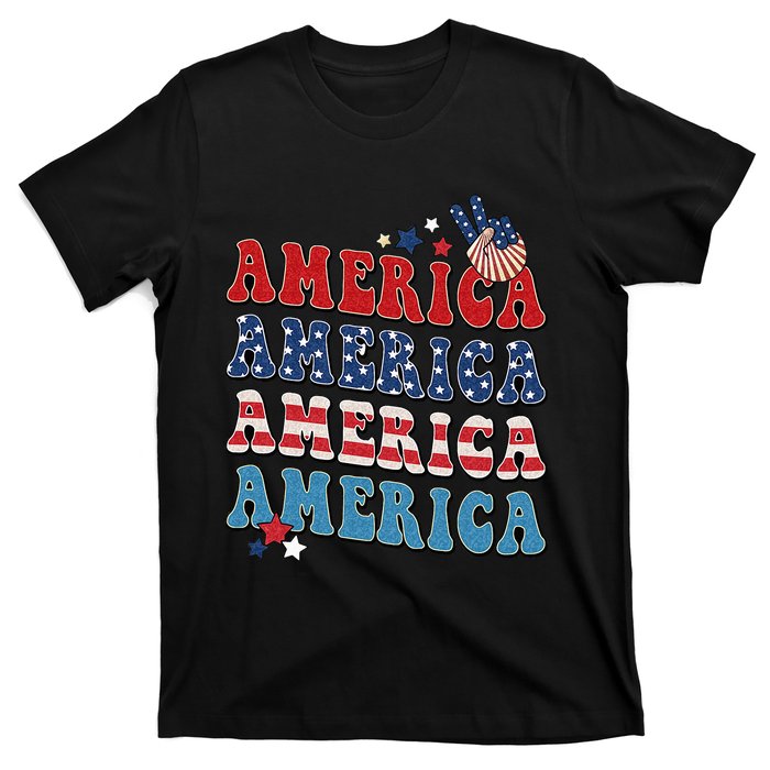 America USA Fourth Of July 4th T-Shirt