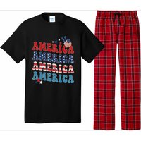 America USA Fourth Of July 4th Pajama Set