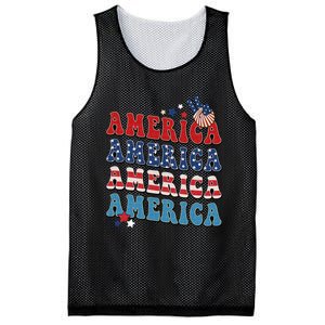 America USA Fourth Of July 4th Mesh Reversible Basketball Jersey Tank