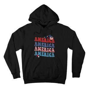 America USA Fourth Of July 4th Tall Hoodie