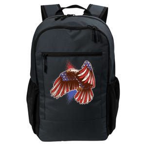 American USA Flag Patriotic Bald Eagle Daily Commute Backpack