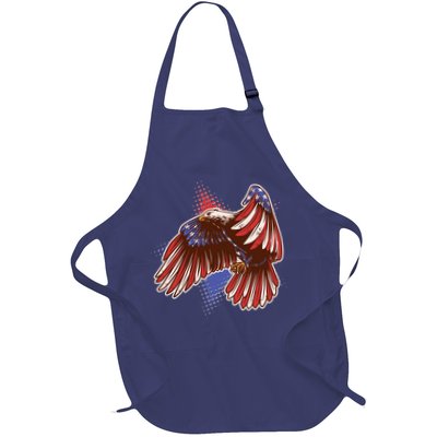 American USA Flag Patriotic Bald Eagle Apron