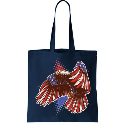 American USA Flag Patriotic Bald Eagle Bag