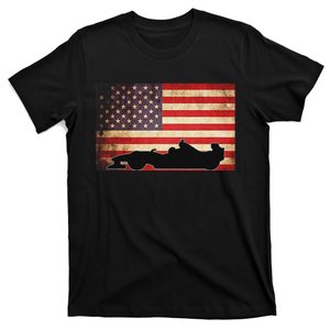 American Usa Flag Indy Car Fan Lover Racecar Formula Gift T-Shirt