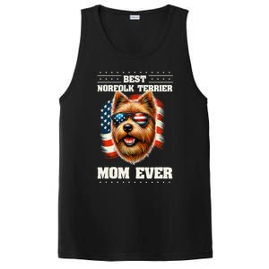 American Usa Flag Norfolk Terrier Terriers 4th Of July PosiCharge Competitor Tank