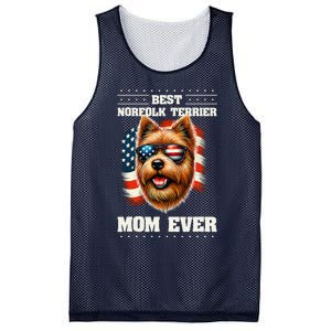 American Usa Flag Norfolk Terrier Terriers 4th Of July Mesh Reversible Basketball Jersey Tank