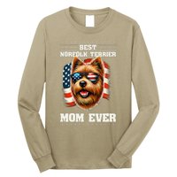 American Usa Flag Norfolk Terrier Terriers 4th Of July Long Sleeve Shirt