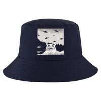 Alien UFO Funny Cat Cool Comfort Performance Bucket Hat