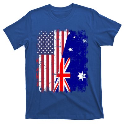 Australia Usa Flag Great Gift T-Shirt