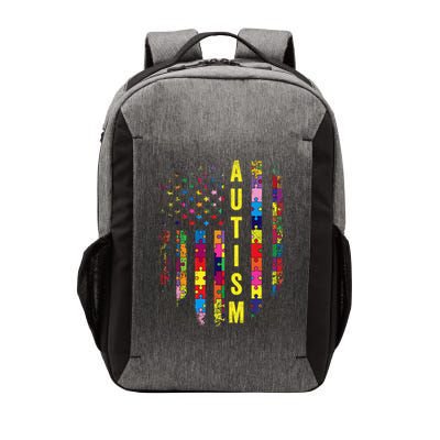Autism USA Flag Autistic Awareness Pride Month Vector Backpack