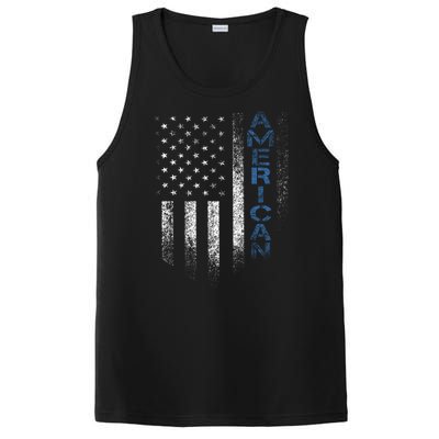 American Usa Flag PosiCharge Competitor Tank