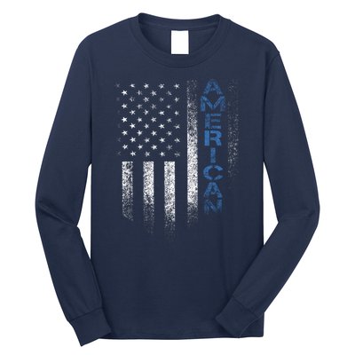 American Usa Flag Long Sleeve Shirt