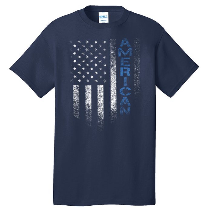 American Usa Flag Tall T-Shirt