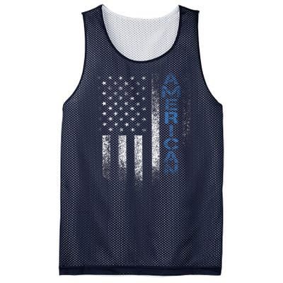 American Usa Flag Mesh Reversible Basketball Jersey Tank