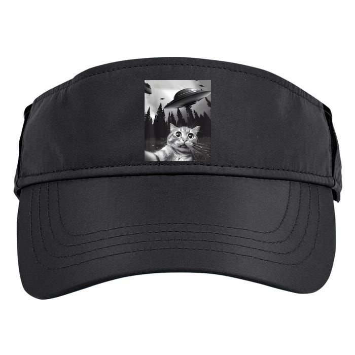 Alien UFO Funny Cat Selfie Adult Drive Performance Visor