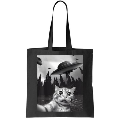 Alien UFO Funny Cat Selfie Bag