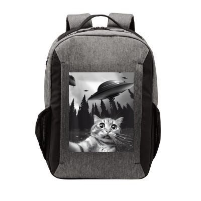 Alien UFO Funny Cat Selfie Vector Backpack