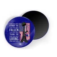 American Us Flag Honor The Fallen Thank Living Memorial Day Funny Gift Magnet