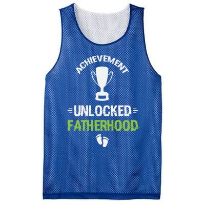 Achievet Unlocked Fatherhood Expecting Parent Meaningful Gift Mesh Reversible Basketball Jersey Tank