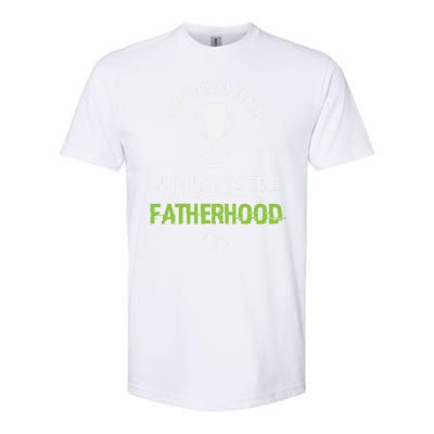 Achievet Unlocked Fatherhood Expecting Parent Meaningful Gift Softstyle® CVC T-Shirt