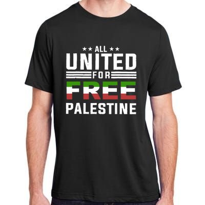 All United Free Palestine Adult ChromaSoft Performance T-Shirt