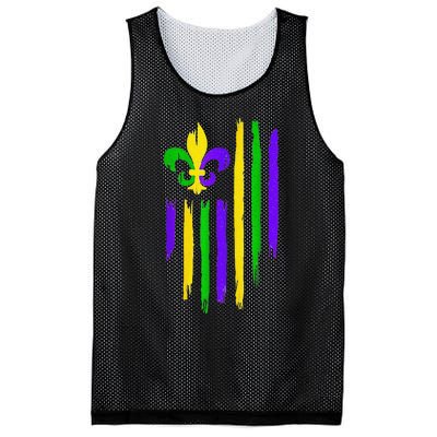 American US Flag Cajun Festival Funny Mardi Gras Carnival Mesh Reversible Basketball Jersey Tank