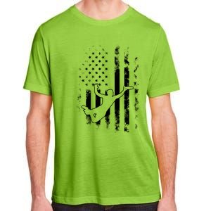 American Us Flag Ultimate Frisbee Gift Adult ChromaSoft Performance T-Shirt