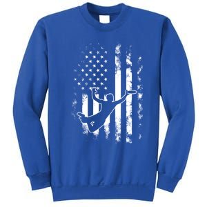 American Us Flag Ultimate Frisbee Gift Sweatshirt