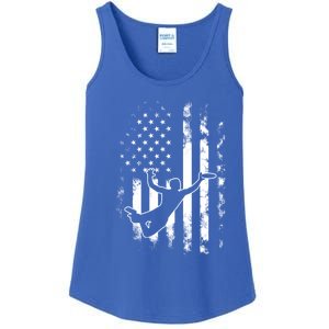 American Us Flag Ultimate Frisbee Gift Ladies Essential Tank