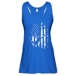 American Us Flag Ultimate Frisbee Gift Ladies Essential Flowy Tank