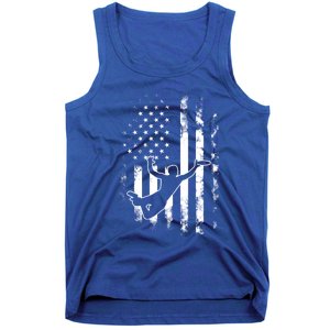 American Us Flag Ultimate Frisbee Gift Tank Top