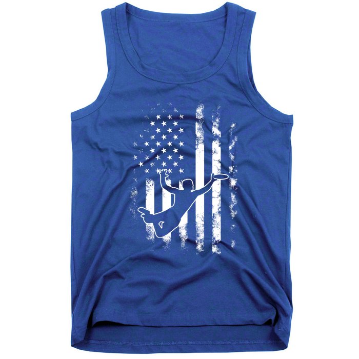 American Us Flag Ultimate Frisbee Gift Tank Top